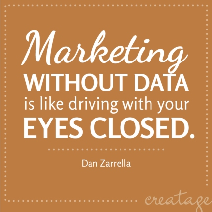marketing without data quote